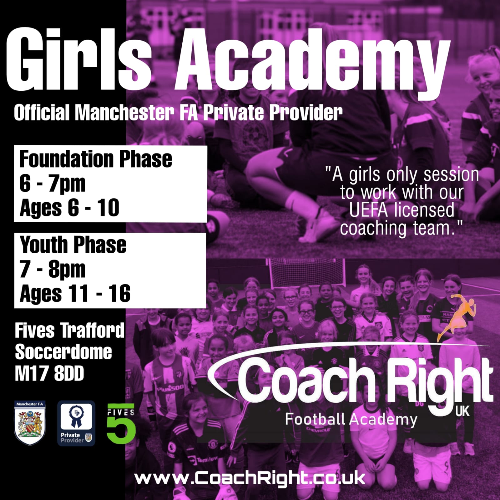 Fives Trafford – Coachright Girls Academy