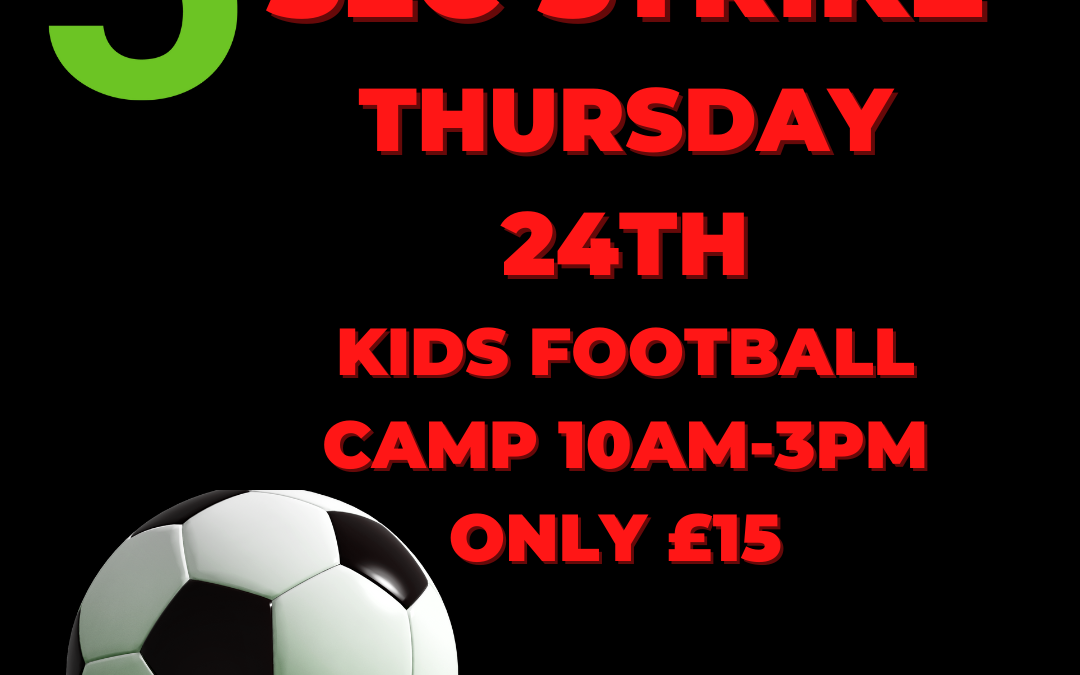 KIDS FOOTBALL CAMP – STRIKE DAY
