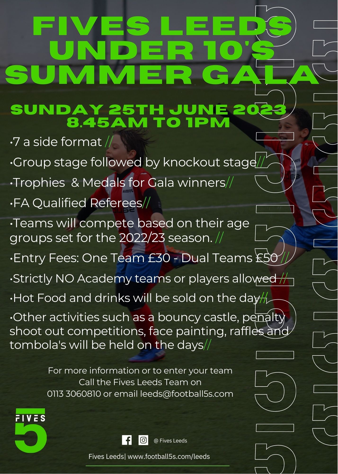 Fives Leeds Under 10’s Summer Gala 2023