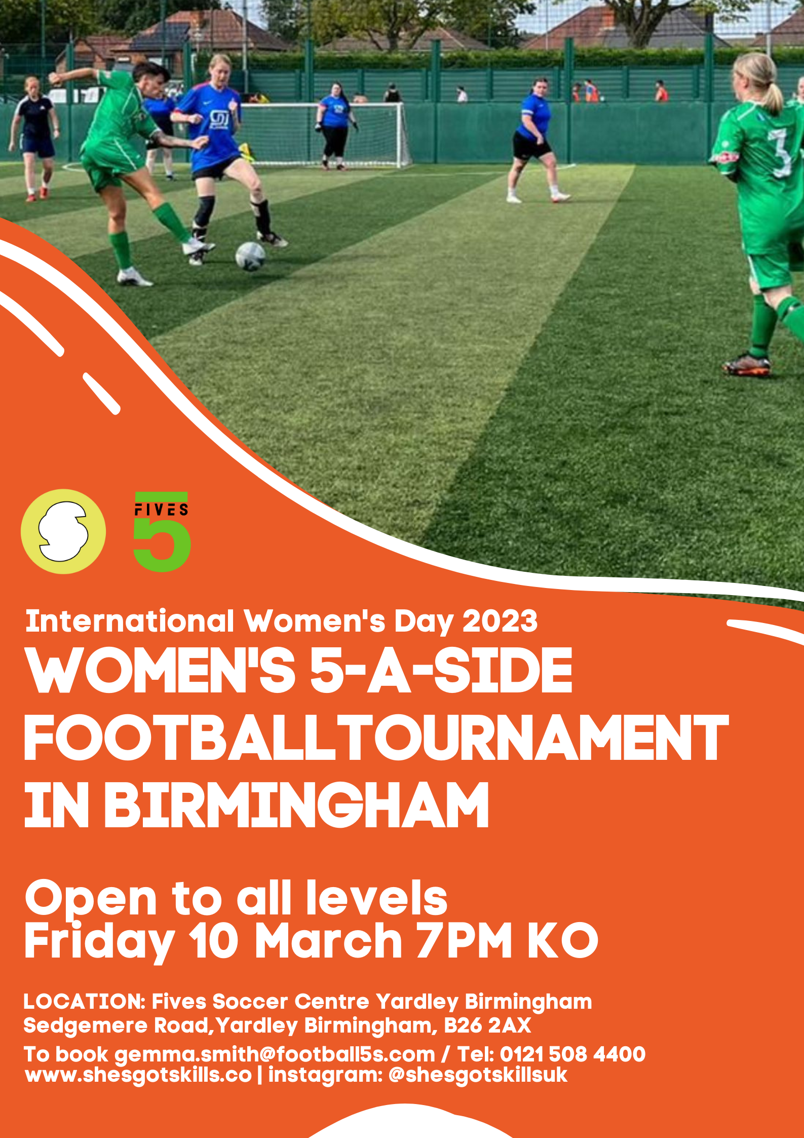 WOMEN’S 5 ASIDE TOURNAMENT